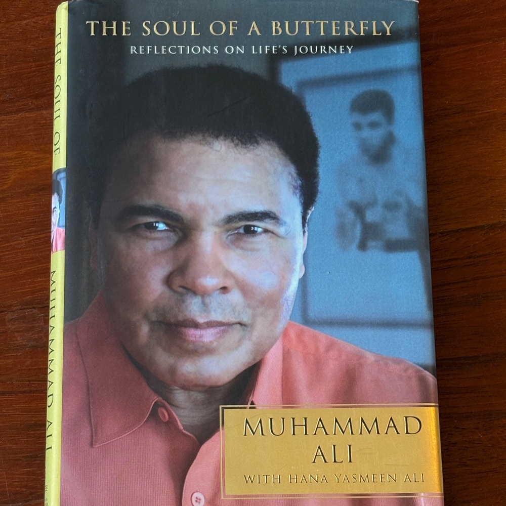 "The Soul of a Butterfly" Hardcover Book by Muhammad Ali